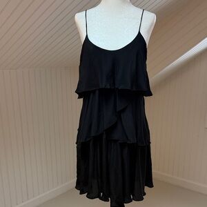Elegant Black Layered Dress